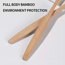 10Pcs Eco friendly Bamboo Toothbrush, Reusable Toothbrushes, Portable Any Age Wooden Soft Tooth Brush for Home, Travel, Or Hotel